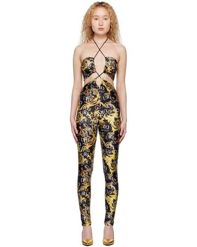 versace print romper|Women's Versace Designer Jumpsuits & Rompers .